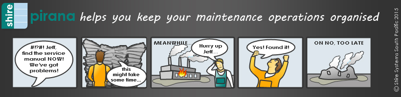 Pirana helps you keep your maintenance operations organised
